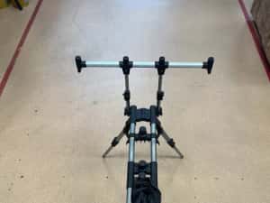 Rod Pod East Shark 4 Posturi FULL GRI METAL — miniatura 8