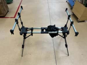 Rod Pod East Shark 4 Posturi FULL GRI METAL — miniatura 10