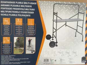 SCHELA din metal pliabila cu 2 roti NOUĂ - 490 Lei — miniatura 2