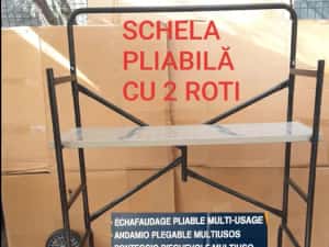 SCHELA din metal pliabila cu 2 roti NOUĂ - 490 Lei — miniatura 8