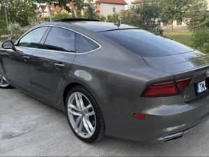 Audi A7 3.0 TFSI Quattro 333 CP Facelift 2016 | S-Line | Cameră 360° | Ventilație | Trapă | Piele Coniac — miniatura 4