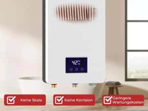 Încălzitor electronic instantaneu de apă ThermoMate ET180, 18 kW, 400 V, rezistent la presiune, temperatură precisă — miniatura 1