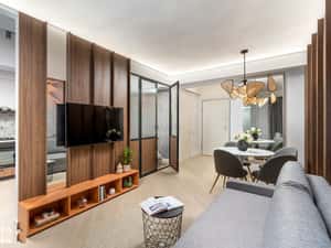 Cortina North - Ready to move by Urbanesq - Smart 1BR & Parking - TVA — miniatura 2