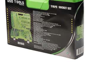 216PC 1/4 3/8 1/2  SUPER LOCK SET de  tubulare si accesorii DS1035