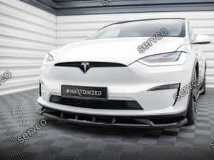 Prelungire bara fata Tesla Model X Mk1 2021- v4 - Maxton Design — miniatura 3