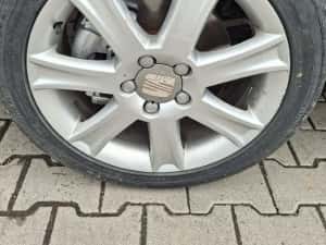 jante aliaj 5x112 r17 Seat + anvelope 225/45/r17 — miniatura 4