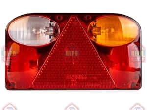 Lampa de numar stanga dreapta semnalizare marsarier triunghi — miniatura 2