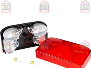 Lampa de numar stanga dreapta semnalizare marsarier triunghi — miniatura 3