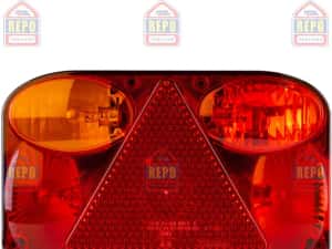 Lampa de numar stanga dreapta semnalizare marsarier triunghi — miniatura 8