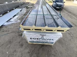 Panouri sandwich acoperis de 40mm gri antracit