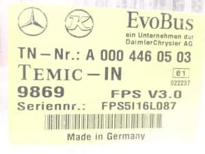 A0004460503 Unități de control, Altele TEMIC Bus II (1996-) MERCEDES-BENZ — miniatura 5
