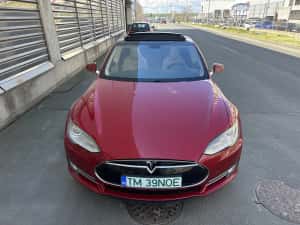 Tesla S/2014/Incarcare gratuita pe viata/350km autonomie/Fiscal-16.990€ — miniatura 6