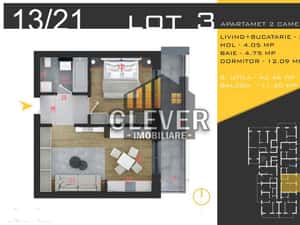 Apartament 2 camere Theodor Pallady Metrou Teclu Comision 0 — miniatura 1