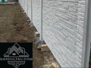 Gard din placi prefabricate de beton — miniatura 4