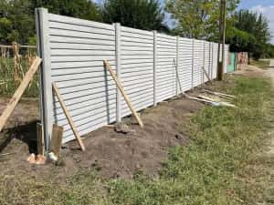 Gard din placi prefabricate de beton — miniatura 5