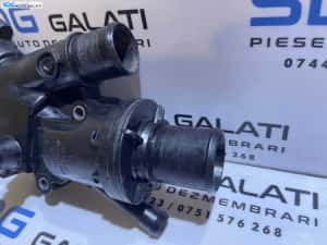 Corp Carcasa Termostat cu Senzor Temperatura Apa Peugeot 407 2.0 HDI 2008 - 2010 Cod 9682141580 [S0350] — miniatura 3