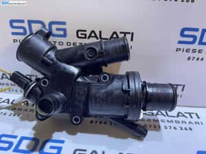 Corp Carcasa Termostat cu Senzor Temperatura Apa Peugeot 407 2.0 HDI 2008 - 2010 Cod 9682141580 [S0350] — miniatura 9