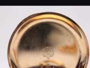 Ceas de Aur 14 K Omega de Buzunar — miniatura 6