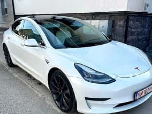 Tesla model 3 performance  interior alb — miniatura 1