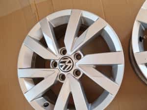 Jante aliaj 5x112 r16 originale Vw passat Touran GOLF — miniatura 2
