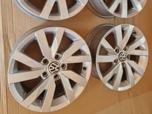 Jante aliaj 5x112 r16 originale Vw passat Touran GOLF — miniatura 8