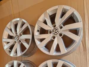 Jante aliaj 5x112 r16 originale Vw passat Touran GOLF — miniatura 10