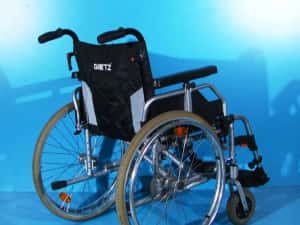 Scaun cu rotile din aluminiu Dietz - latime sezut 48 cm — miniatura 10