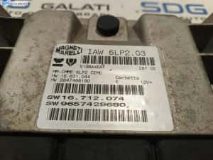 ECU Calculator Motor Peugeot 206 1.4 Benzina 1998 - 2006 Cod 965742968 [L0881] — miniatura 3