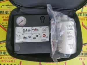 Compresor auto umflat roti kit pana original Vw Skoda Audi Seat + Husa — miniatura 3