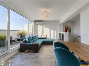 FILM 3D! Penthouse spatios,luminos,terasa generoasa, Maurer,Tractorul, — miniatura 3