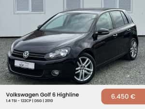 Volkswagen Golf 6 DSG 1.4 TSI 122CP 2010 Highline RATE / TRANSPORT / NUMERE