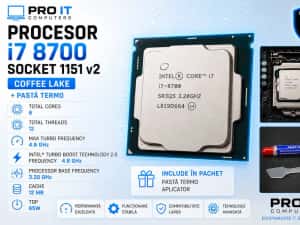 Procesor Intel I7 8700 4,6 GHz socket 1151 V2, Garantie 12 luni — miniatura 5