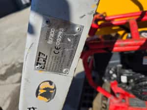 Scarificator Profesional Beton Marca SPE BEF 200-4, cu Motor Honda GX160, stare perfecta — miniatura 6