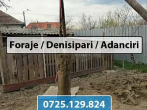Denisipari si foraje puturi apa, curatare puturi, piloti forati — miniatura 7
