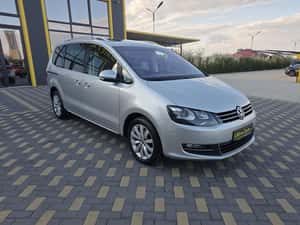 VW SHARAN HIGHLINE | 2.0 TDI | 7 LOCURI | PLAFON PANORAMIC — miniatura 2