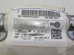 Airbag cortina dreapta 5k6880742f Volkswagen Golf 6 (2008 - 2015) 1.4 tsi CAXA — miniatura 2