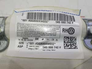 Airbag cortina dreapta 5k6880742f Volkswagen Golf 6 (2008 - 2015) 1.4 tsi CAXA — miniatura 4