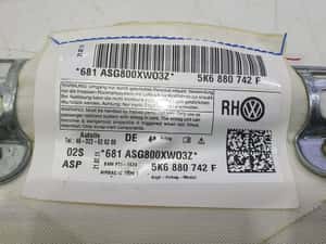 Airbag cortina dreapta 5k6880742f Volkswagen Golf 6 (2008 - 2015) 1.4 tsi CAXA — miniatura 6