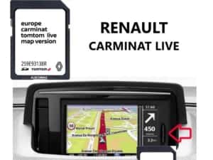 Renault card navigatie SD Card Carminat LIVE Laguna,Megane,Clio 2026 — miniatura 5