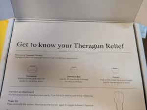 Dispozitiv de masaj Therabody Theragun Relief TG0003969-3A50, husa, 3 atasamente, cablu USB pentru incarcare, Bej — miniatura 2