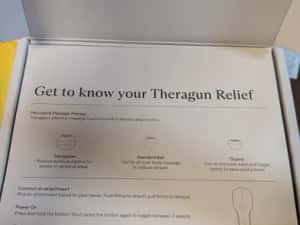 Dispozitiv de masaj Therabody Theragun Relief TG0003969-3A50, husa, 3 atasamente, cablu USB pentru incarcare, Bej — miniatura 5