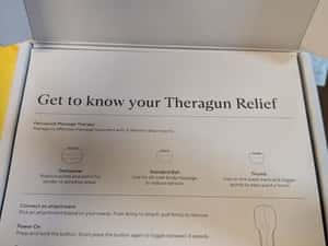 Dispozitiv de masaj Therabody Theragun Relief TG0003969-3A50, husa, 3 atasamente, cablu USB pentru incarcare, Bej — miniatura 8