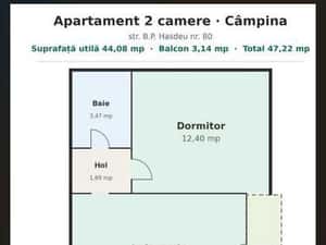 2 camere chirie Campina — miniatura 2