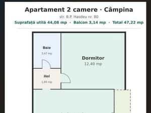 2 camere chirie Campina — miniatura 4