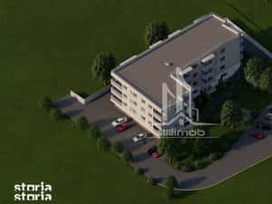 Apartament 2 camere tip studio cu gradina 52 mp Leordeni.