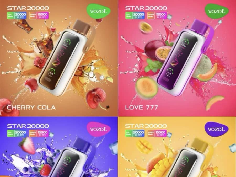 Vozol vape star puffs 20.000 trepte intensitate — fotografie 1 din 6