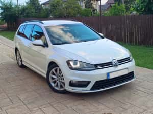 Vw Golf 7 RLine 2.0 L TDI/150 cp/Led/Bixenon/Clima/Navi/Piele — miniatura 9