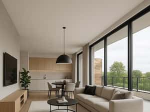 Studio de vânzare 58mp pe malul lacului Străulești — miniatura 6