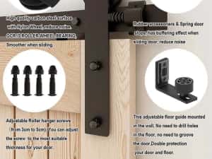 Kit montare , mecanism usa glisanta, role, manere — miniatura 4