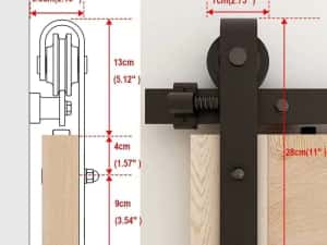 Kit montare , mecanism usa glisanta, role, manere — miniatura 7